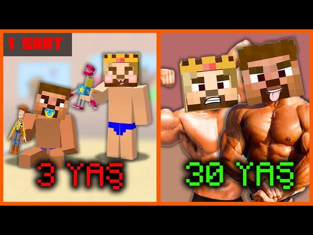 ARDA VE RÜZGAR BÜYÜDÜ FİLMİ!  - Minecraft ZENGİN FAKİR HAYATI
