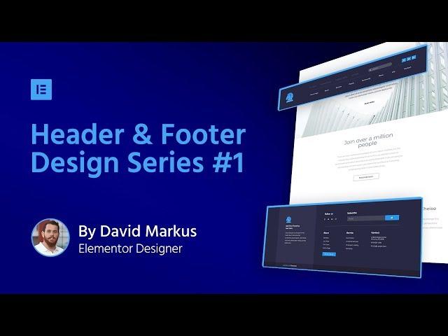 WordPress Header & Footer Design #1: Business Website