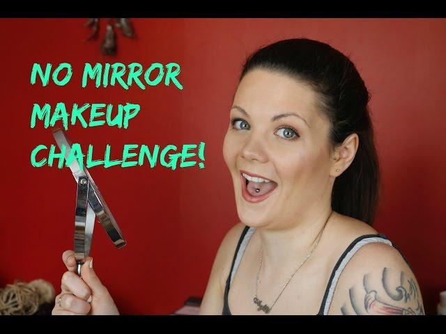 No Mirror makeup challenge! | Aylie Rose