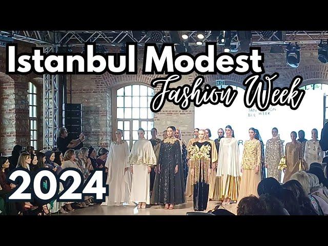 Style Spotlight : Istanbul Fashion Show 2024  | Ramp walk Modest  Fashion Parade #mfw ️