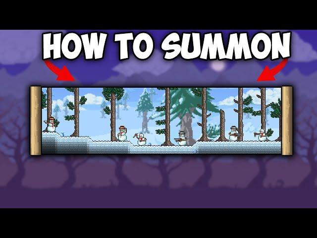 How to Summon The Frost Legion in Terraria 1.4.4.9 | Frost Legion Terraria