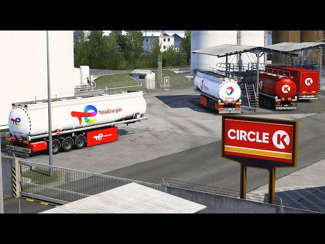 ETS2 1.46 Real Companies, Gas Stations & Billboards Addon | Euro Truck Simulator 2
