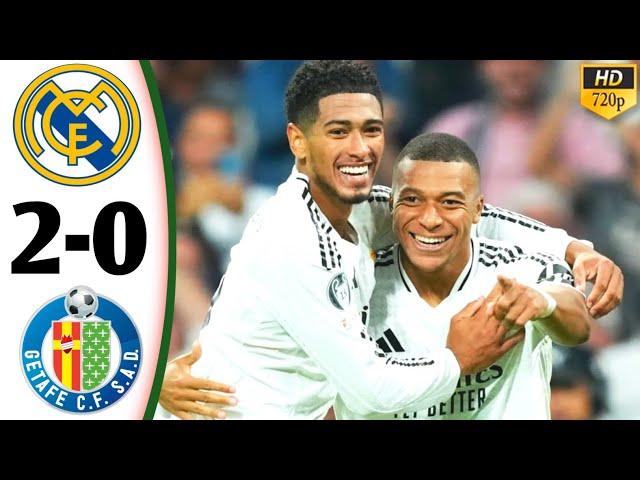 Real Madrid Vs Gatafe 2-0 all goal highlight Today Match 2024