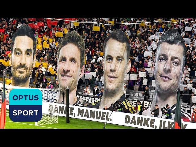 HONOURING ICONS: Kroos, Neuer, Gundogan, Muller THANKED by Germany fans in Munich 