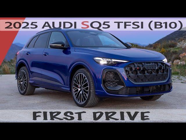 FIRST DRIVE: 2025 AUDI SQ5 TFSI (B10) - Sounds, driving, accelerations, beauty shots etc