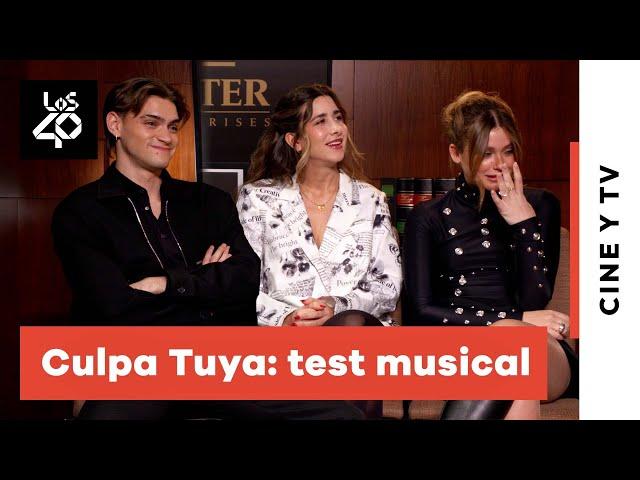 NICOLE WALLACE y GABRIEL GUEVARA desvelan la CANCIÓN que les recuerda a CULPA TUYA | LOS40