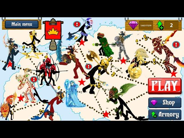 ALL LEVELS CHALLENGE GIANT BOSSES SKINS EPIC SUMMON x9999999 ICONSSTICK WAR LEGACY VIP