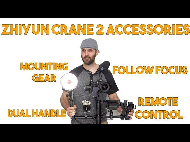 Zhiyun Crane 2 Accessories - Follow Focus, Double Handle, Remote Control