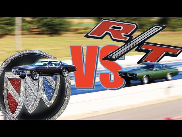 1973 Buick Riviera vs 1971 Dodge Charger RT | Pure Stock Drag Race