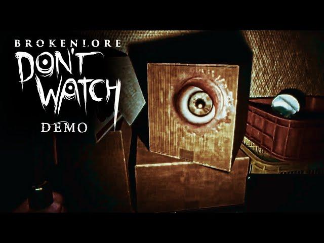 Trapped in a Tokyo Apartment and I'm Being Watched | BrokenLore: DON'T WATCH (demo)