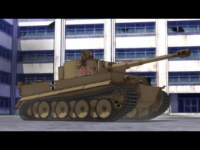 Girls und Panzer panzer IV vs Tiger I (With Wot gun sounds)