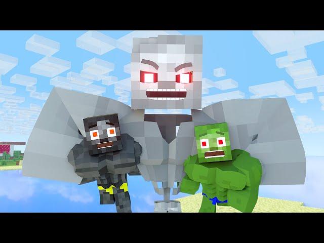 Best MUSCLE story | MUSCULOUS SKELETON| Minecraft animation Life of Zomma & Zombo