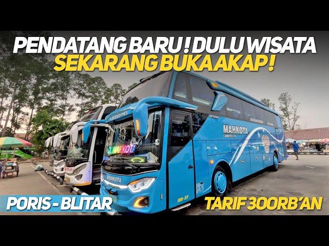 GEBRAKAN PENDATANG BARU BUS ASLI KEDIRI‼️LINE PERDANA PO MAHKOTA RUTE PORIS - BLITAR‼️