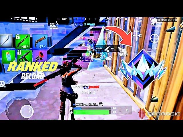 UNREAL Reload Ranked Gameplay... (Fortnite Mobile)