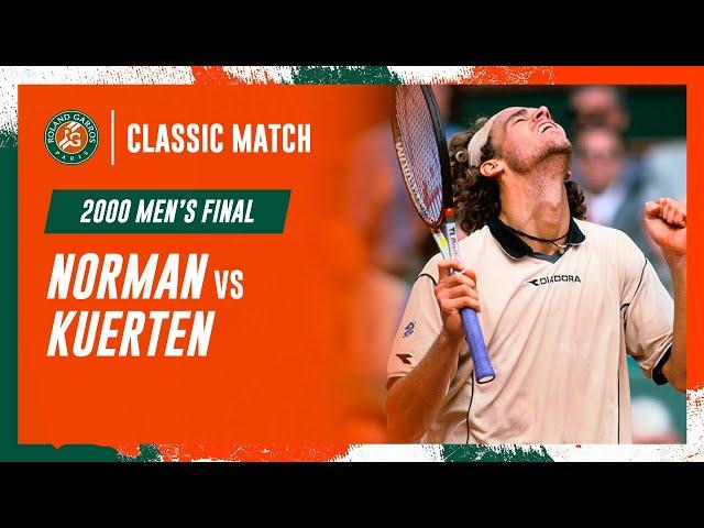 Kuerten vs Norman 2000 Men's final | Roland-Garros Classic Match