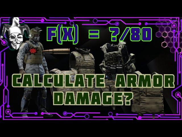 Bullet damage to Armor: Tarkov Science