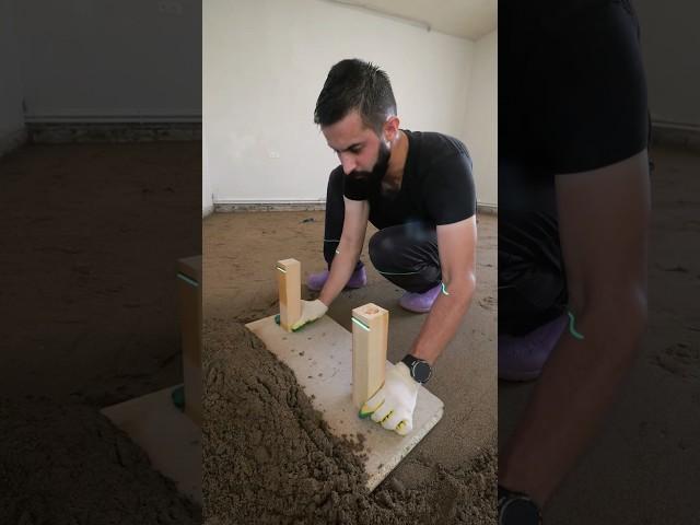 Как выровнить пол #строительство #частныйдом #дача #теплыеполы #сантехника