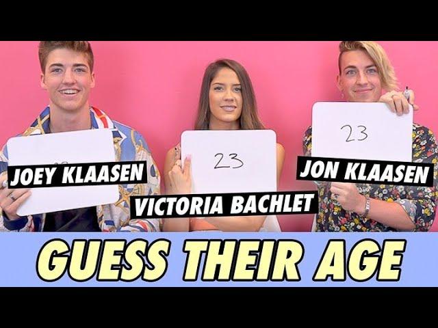 Jon Klaasen, Joey Klaasen & Victoria Bachlet - Guess Their Age