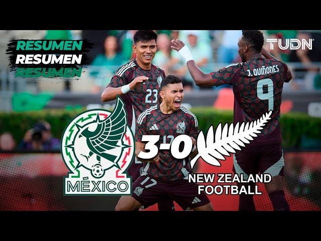 HIGHLIGHTS | México 3-0 Nueva Zelanda | Amistoso Internacional | TUDN