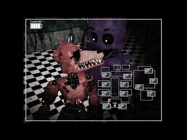 FNAF 2 in REAL TIME PURPLE GUY Attacks in Parts and Services SFM Animation (fanmade)