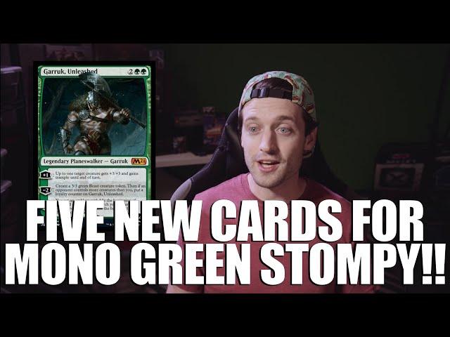 FIVE Core Set 2021 Cards for Mono Green Stompy!!