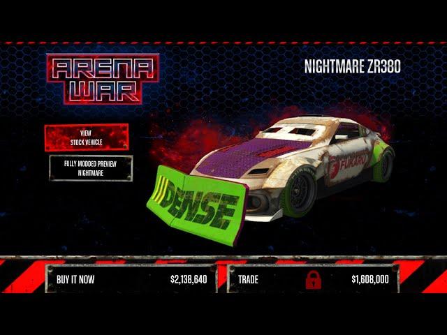 GTA Online: Arena War DLC - NIGHTMARE ZR380 [Full Upgrade]