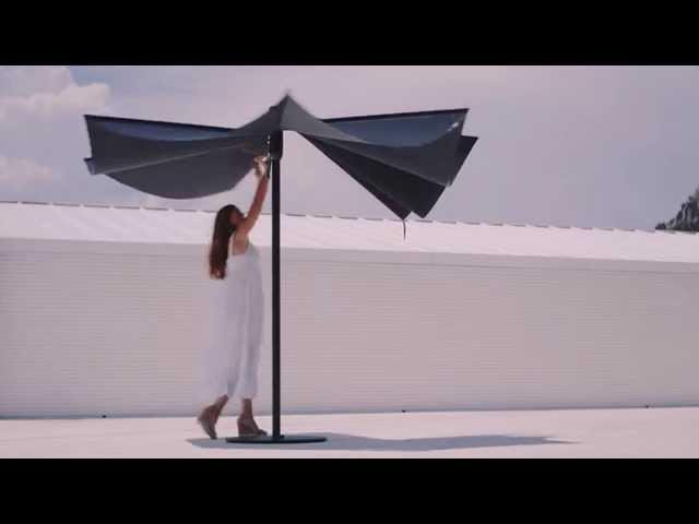 OM sunshade by CALMA. Design: Andreu Carulla | Red Dot award 2015: Best of the Best