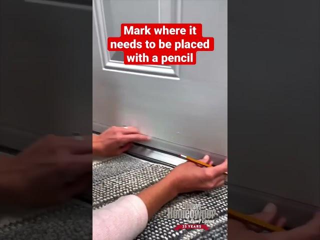 Block drafts with this Self-Adhesive Door Bottom Seal from Duck Brand!