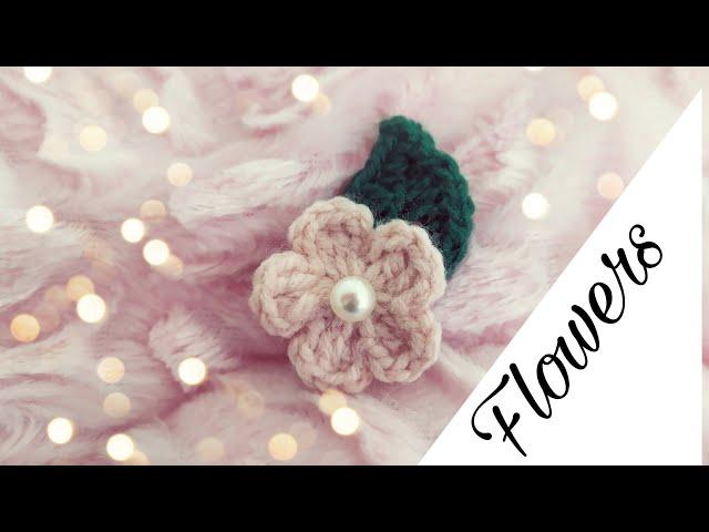 Вязание цветов кручком. Crochet flowers. Kruchokda gul to‘qish