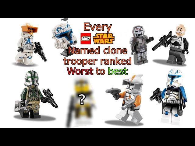 Every named Lego Clone trooper ranked Worst to Best