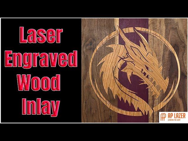 Laser Cut Wood Inlay (How to Use Kerf Offset with my APLazer and Lightburn)