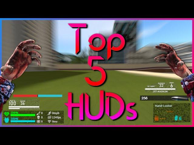 Top 5 BEST HUD's In Garry's Mod