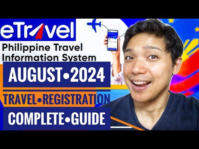  AUGUST 2024 LATEST STEP BY STEP GUIDE eTRAVEL GOV PH REGISTRATION TRAVEL #etravelregistration