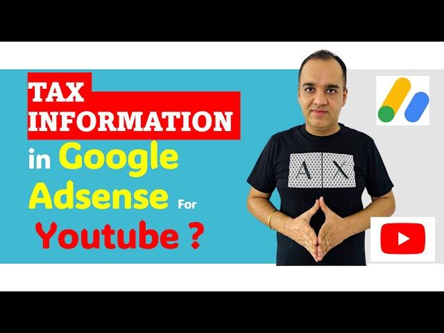 How To Submit Tax Information Form in Google Adsense For Youtube| Step by Step