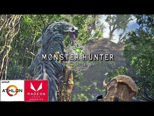 Monster Hunter World - Athlon 300U Vega 3 Game Test | Acer Swift 3