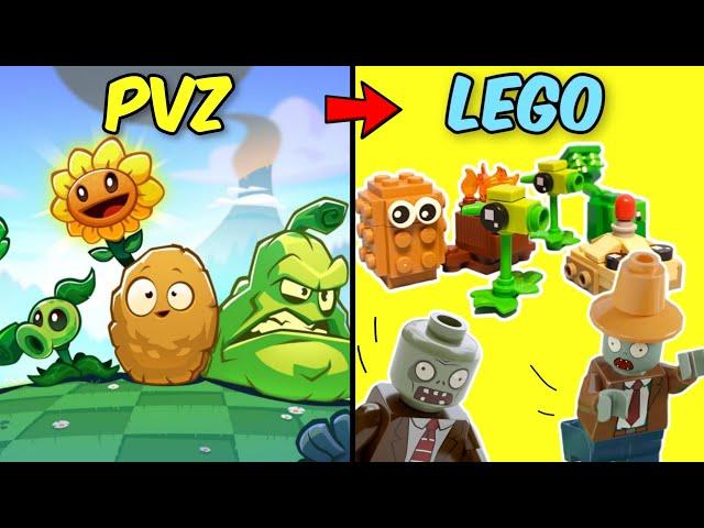 Recreating Plants VS Zombies Out Of LEGO...