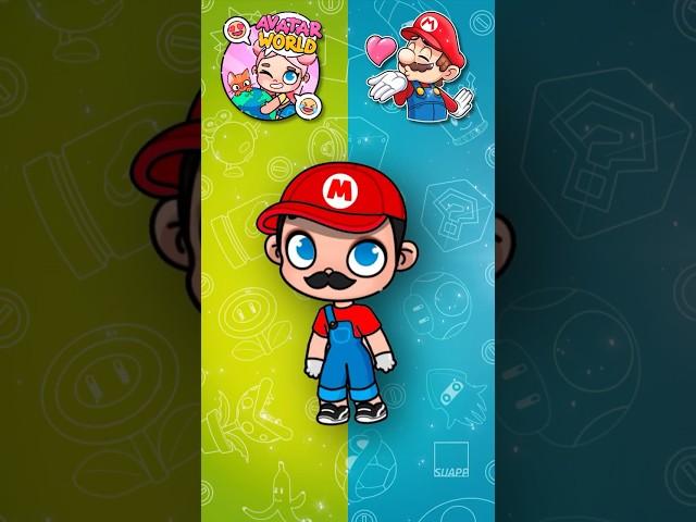 Mario vs Avatar World #toca #mario #avatarworld