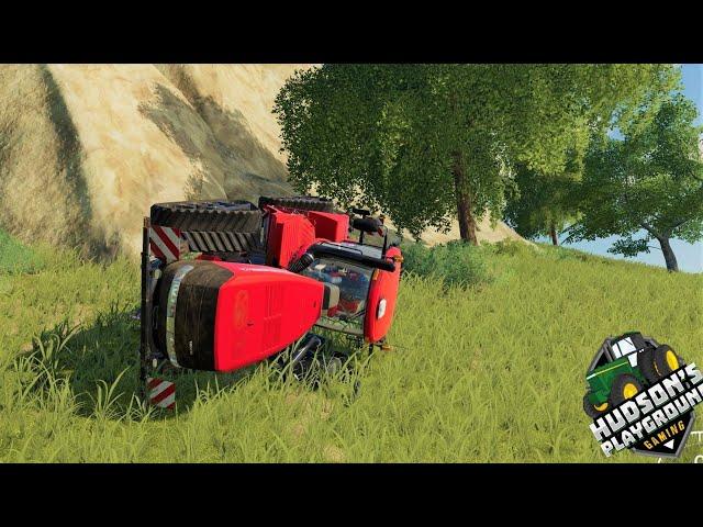 When trying to help a huge online farm goes bad | Farming simulator 19