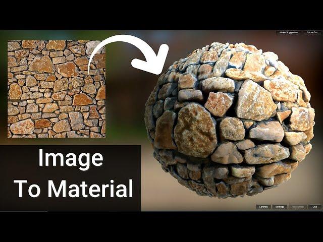 Convert Images Into Material For Free  With Materialize Tool