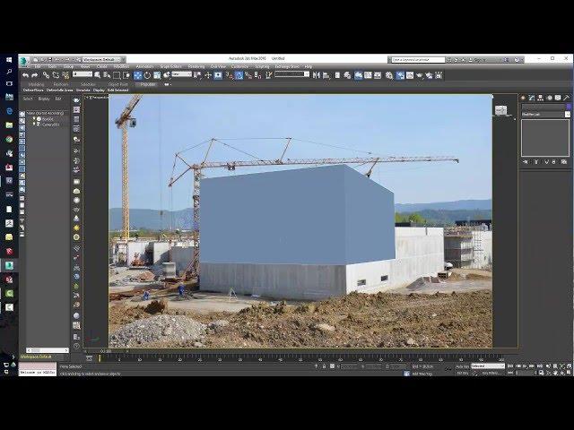 3DS max 2016 Perspective Match