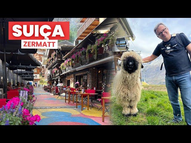 Conheça ZERMATT essa CHARMOSA cidade na SUIÇA | Ep.1