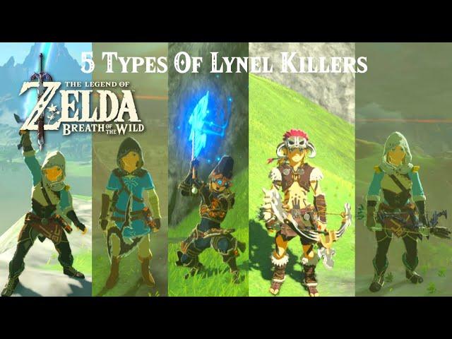 Five types of lynel killers in botw