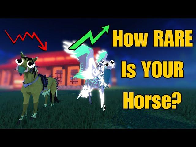 HOW RARE IS YOUR HORSE?! FIND OUT HERE!! Horse Life