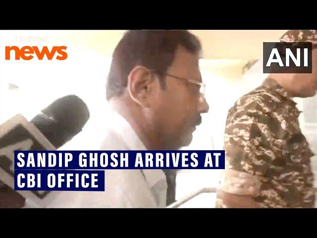 Former principal of RG Kar Medical College and Hospital, Sandip Ghosh arrives at CBI office