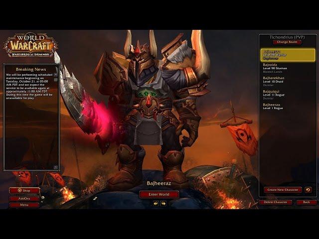 How To Make a WoW Warlords of Draenor 6.2.2a Private Server