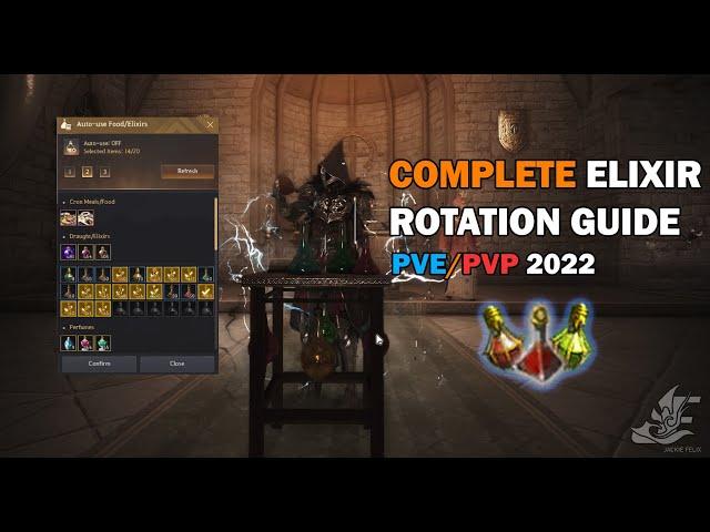 BDO - Complete Guide to Elixir Rotations PvE/PvP 2022