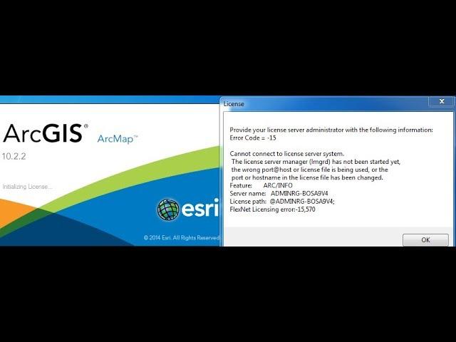 ArcGIS license server not running solution | Engineering times