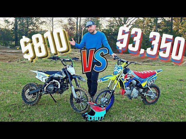 Cheap Chinese Pit Bike Vs. Expensive Pit Bikes (X-Pro Storm 125cc vs. Honda Crf 110)