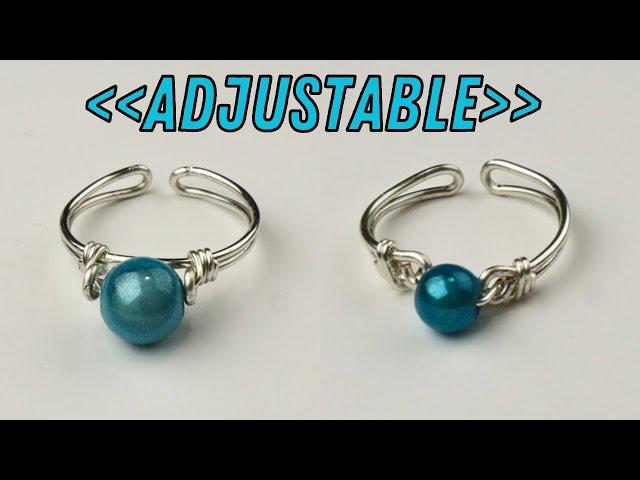 ADJUSTABLE Wire Rings to Make & Sell Tutorial $$$