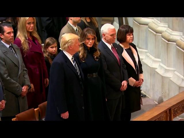 FNN: President Donald Trump Attends National Prayer Service at National Cathedral